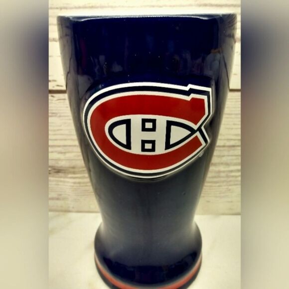 NHL Montreal Canadiens Hockey Cup Navy Blue Sports Team - Picture 8 of 8